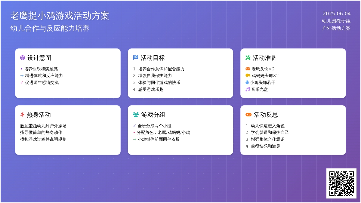 中班体育游戏活动教案：老鹰捉小鸡教案(附教学反思)