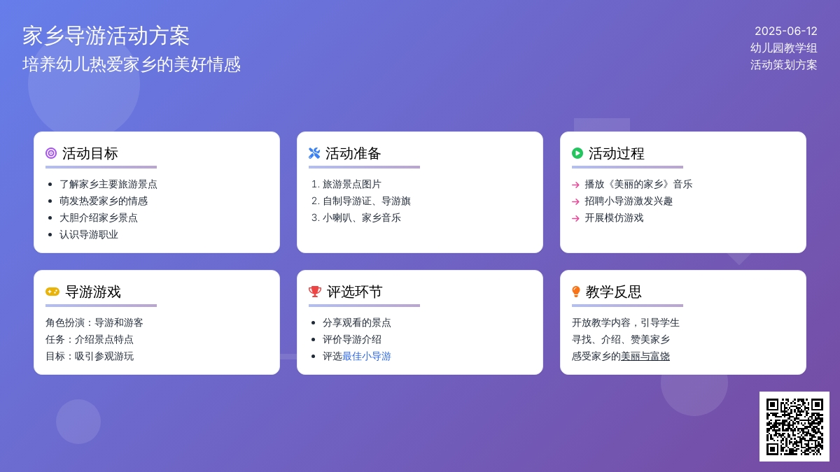 中班语言我是家乡小导游教案反思