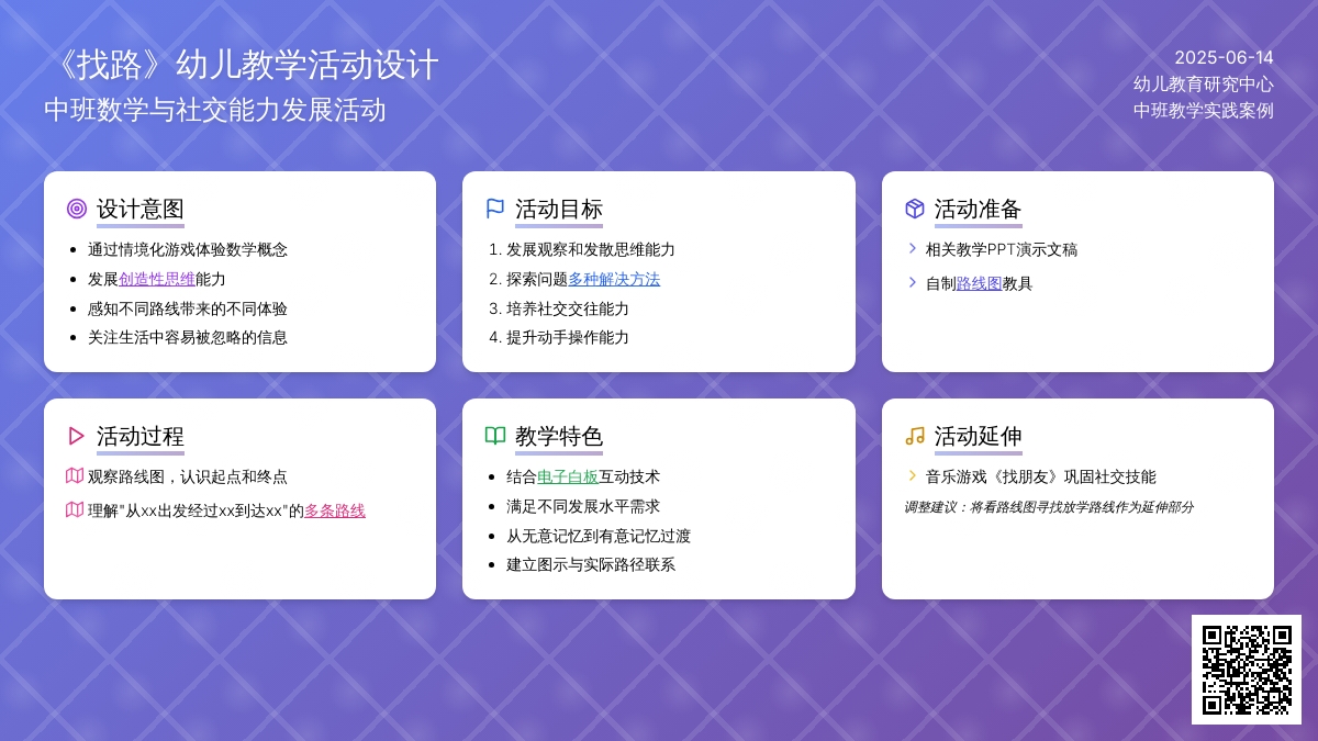 中班科学活动找路教案反思