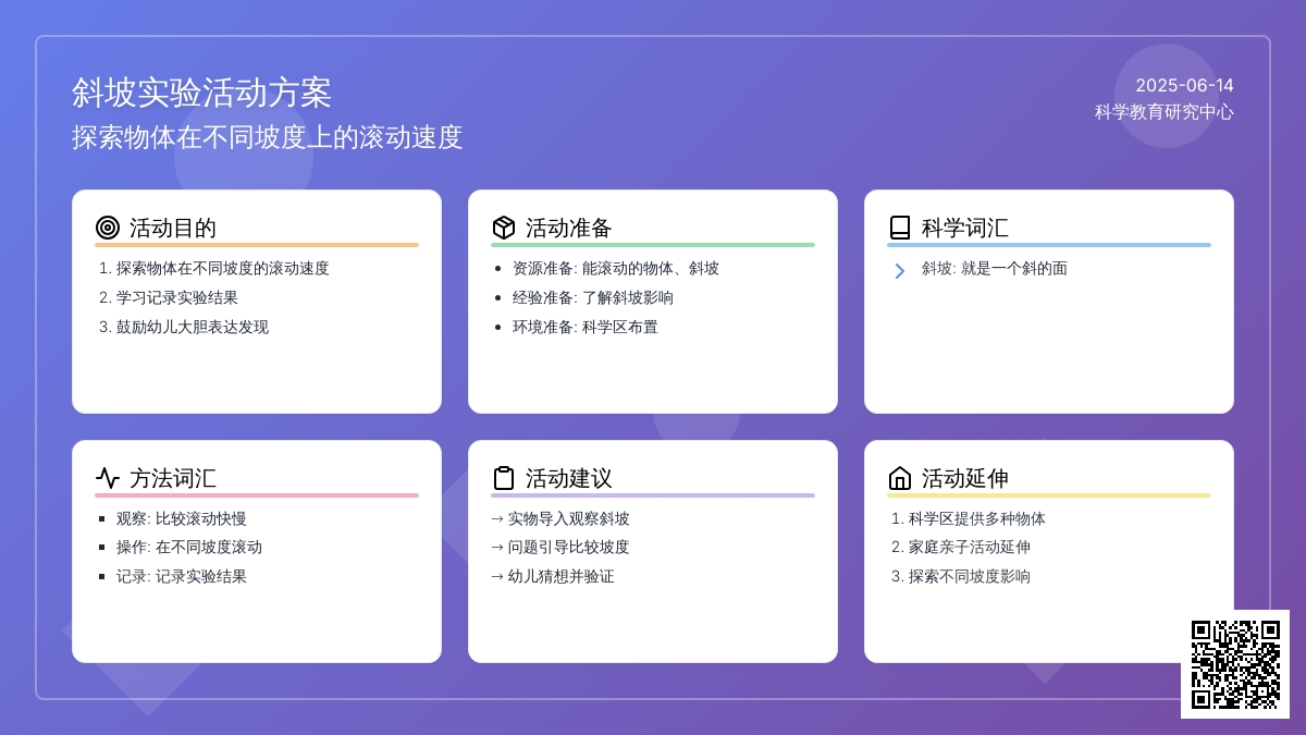 中班科学滑坡比赛教案反思