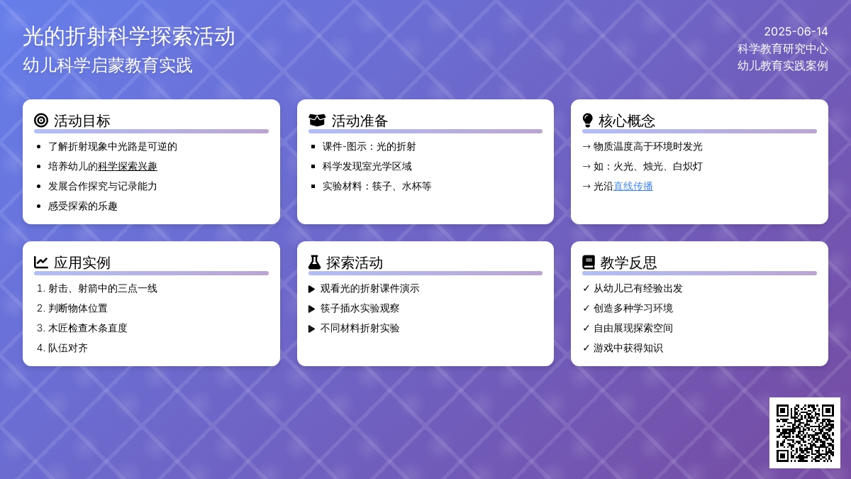 中班科学探索光的折射教案反思