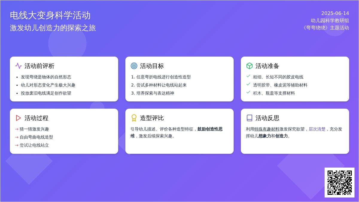 中班科学电线大变身教案反思