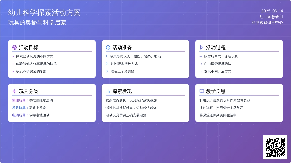 中班科学活动会动的玩具教案反思