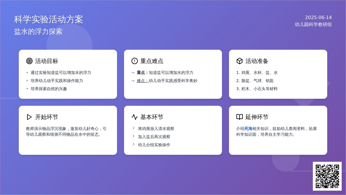 中班科学淡水和盐水教案反思