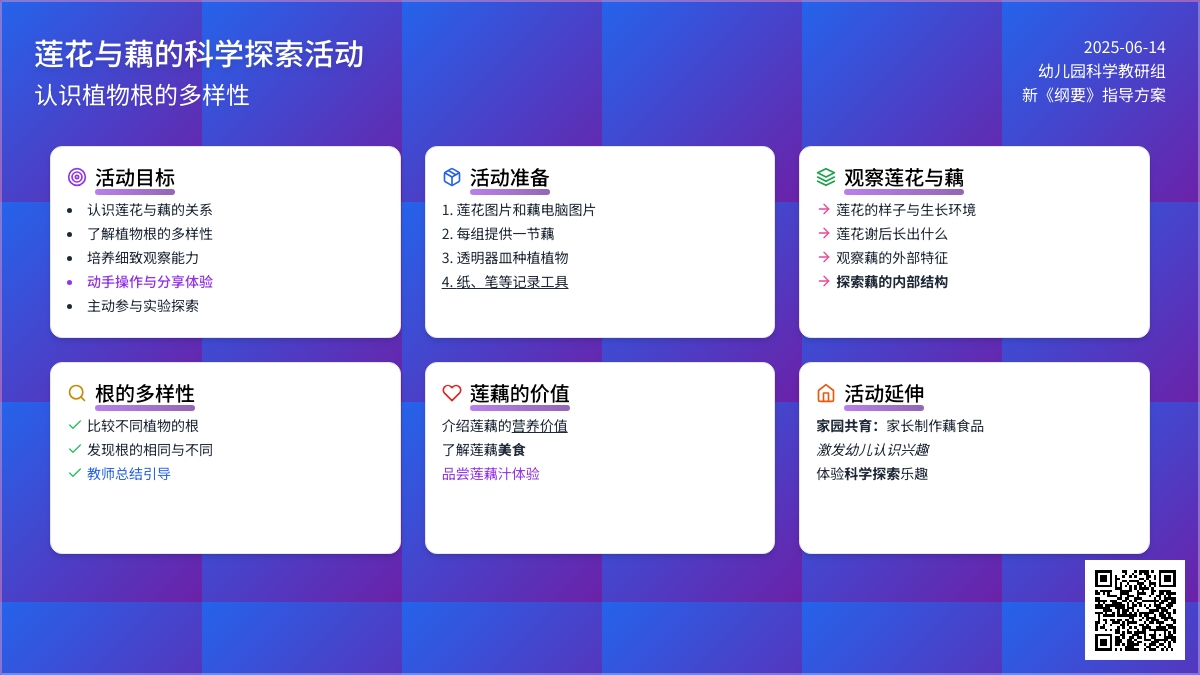 中班科学认识荷花莲子藕教案反思