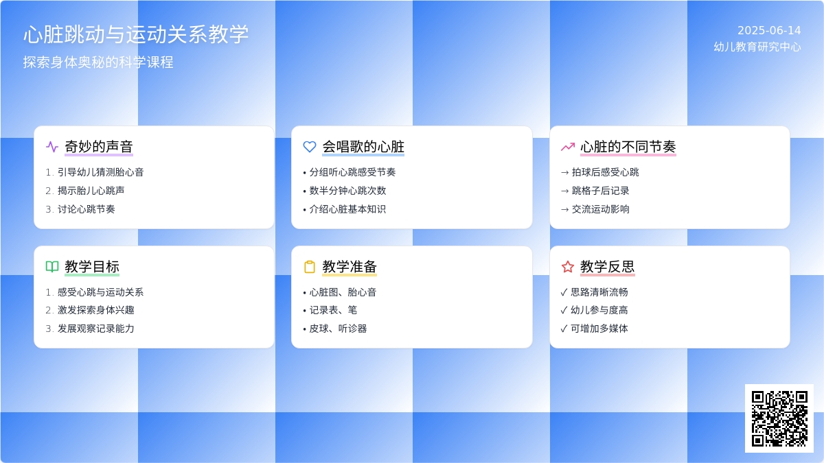 中班科学心脏的节奏教案反思