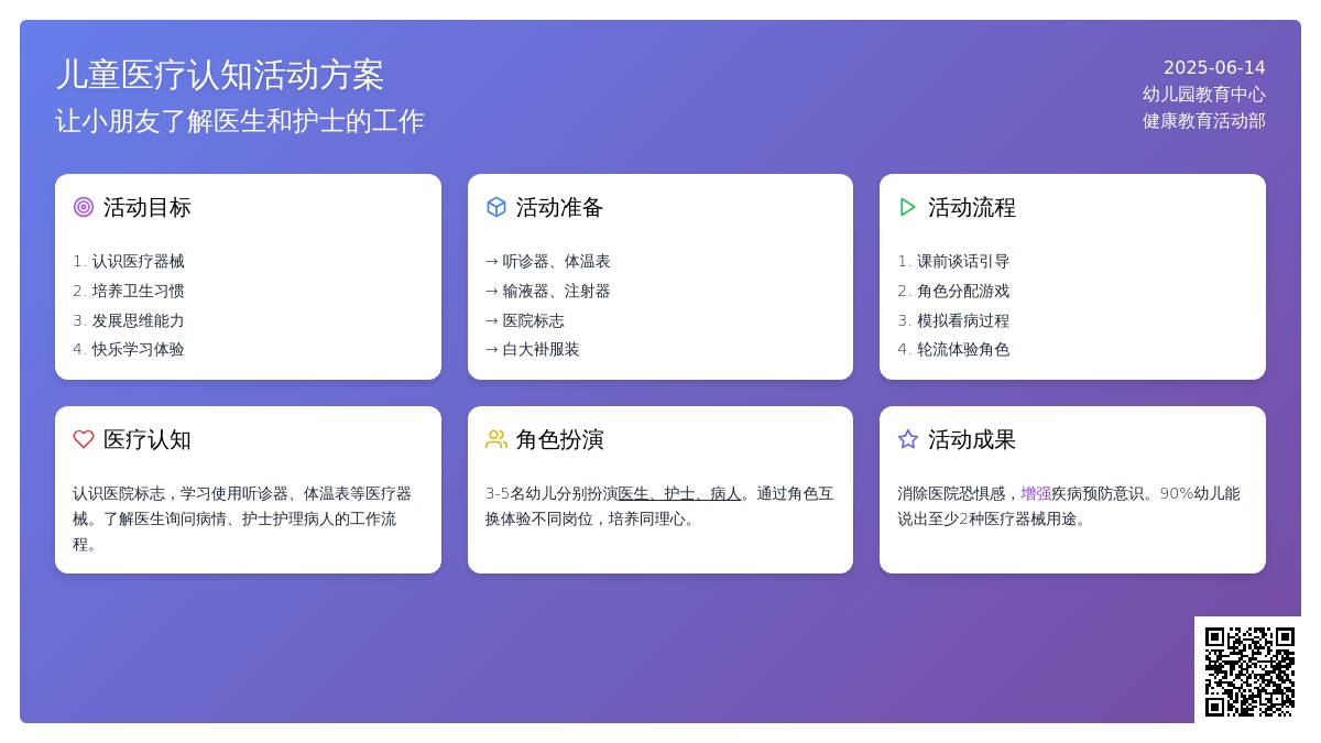 中班游戏活动教案：医院教案(附教学反思)