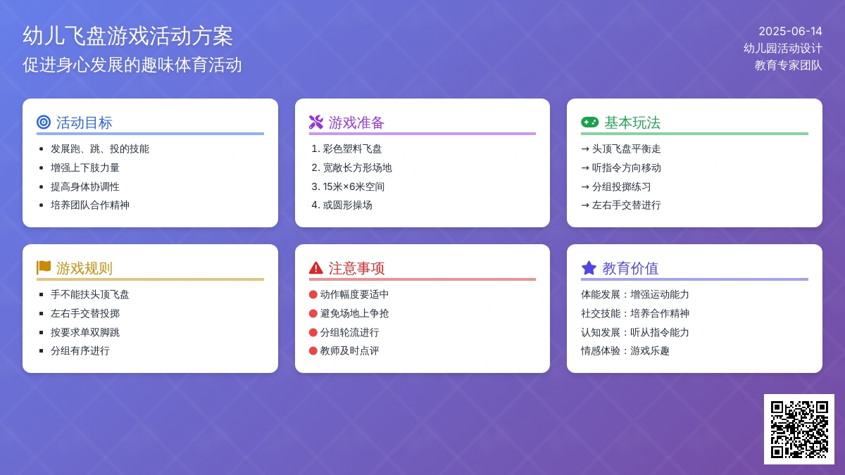 中班游戏活动教案：飞盘教案