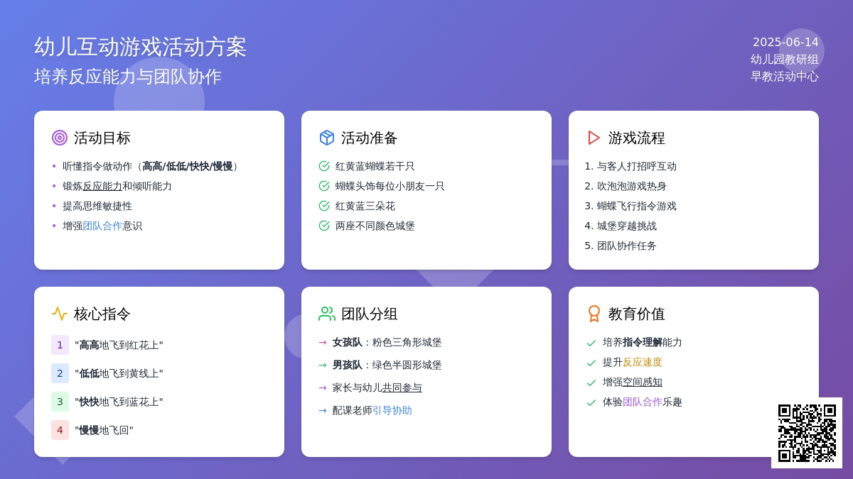 中班思维游戏活动教案：蝴蝶飞飞教案