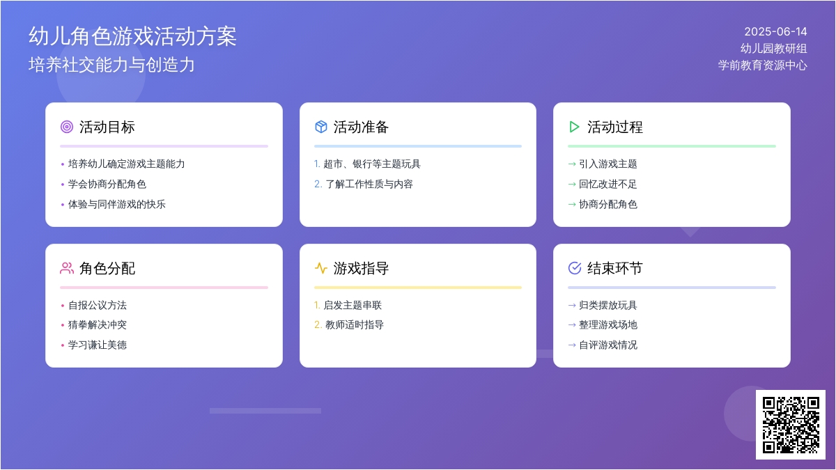 中班角色游戏活动教案：超市、银行、幼儿园教案