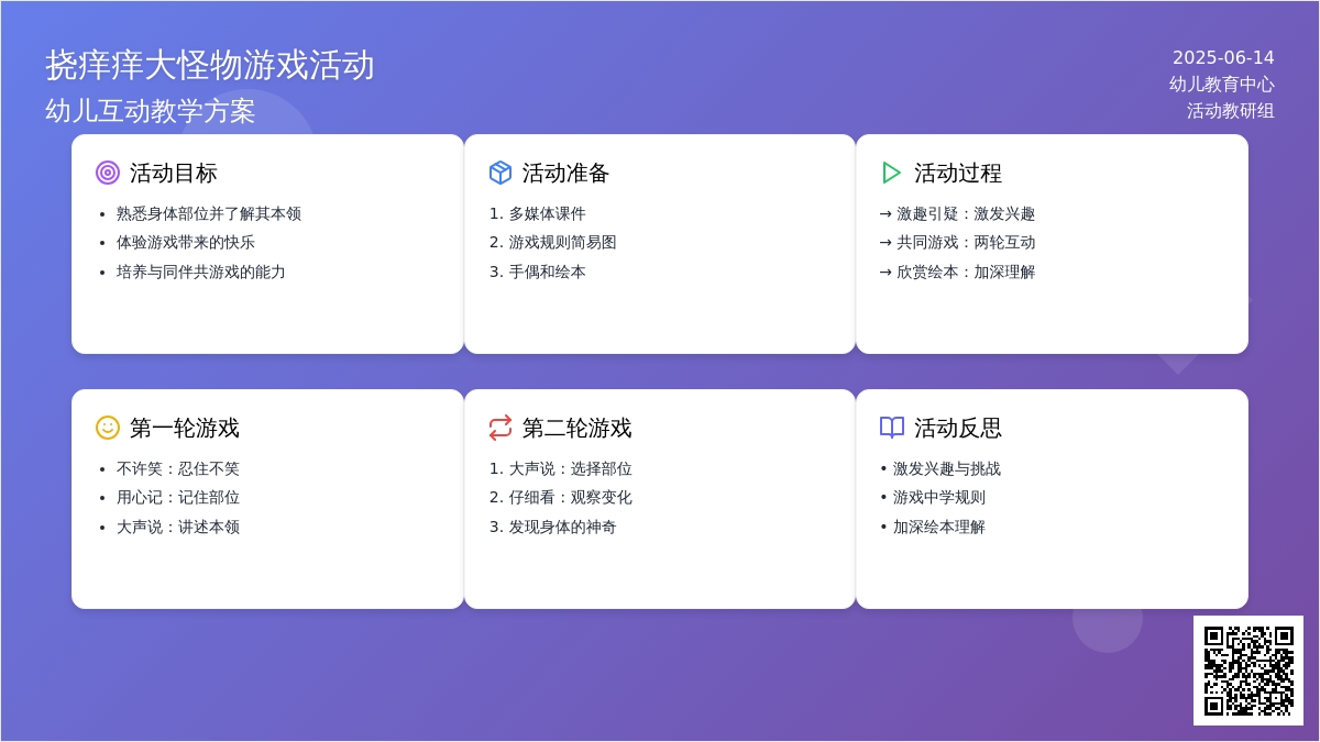 中班游戏活动挠挠大怪物教案反思