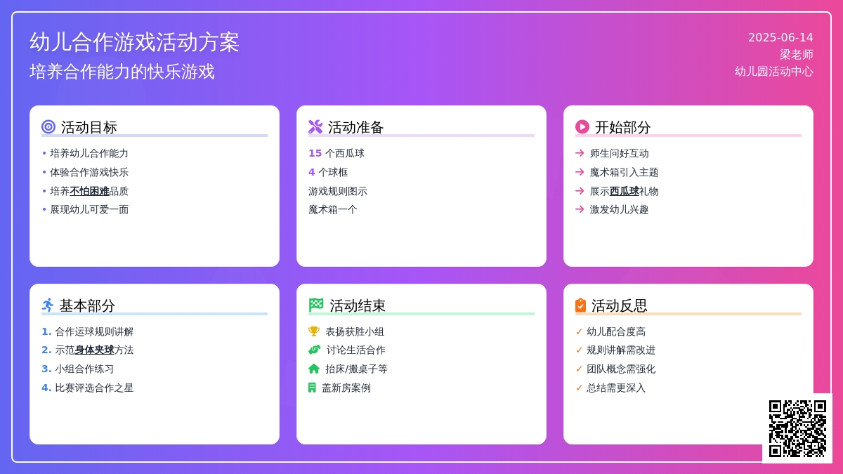 中班社会游戏活动合作运球真快乐教案反思