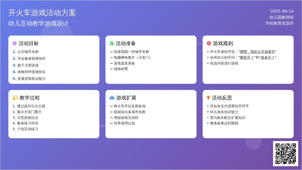 中班语言游戏活动开火车教案反思