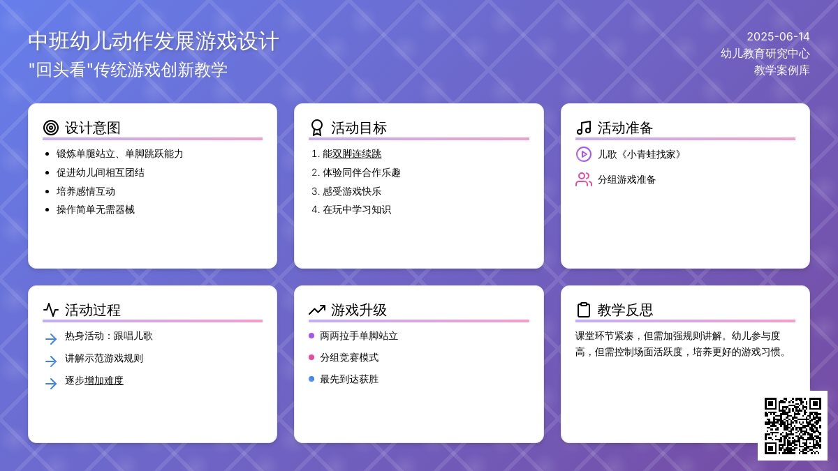 中班游戏回头看教案反思