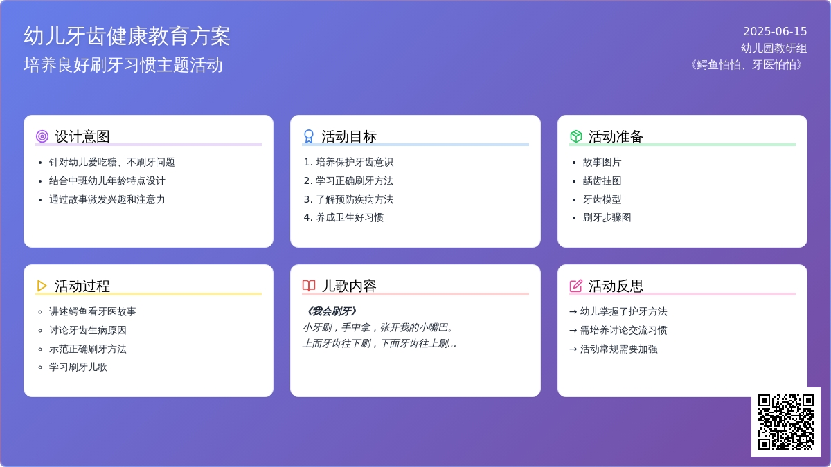 中班健康如何保护牙齿教案反思
