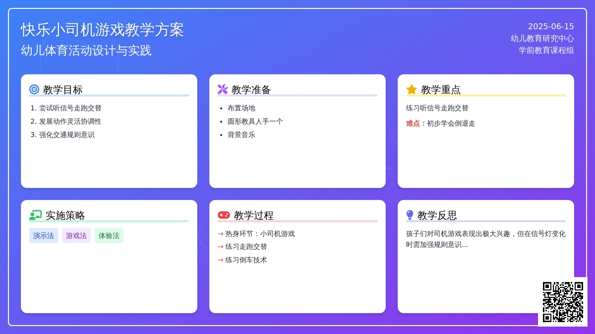 中班健康活动灵活的汽车教案反思