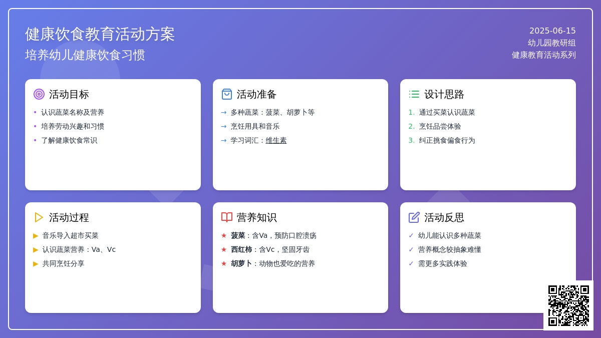 中班健康活动多吃蔬菜好处多教案反思