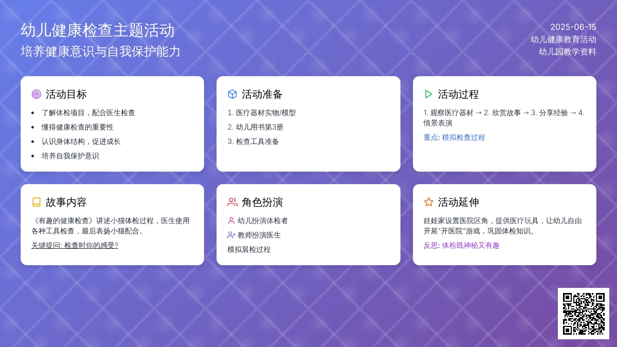 中班健康活动有趣的健康检查教案反思