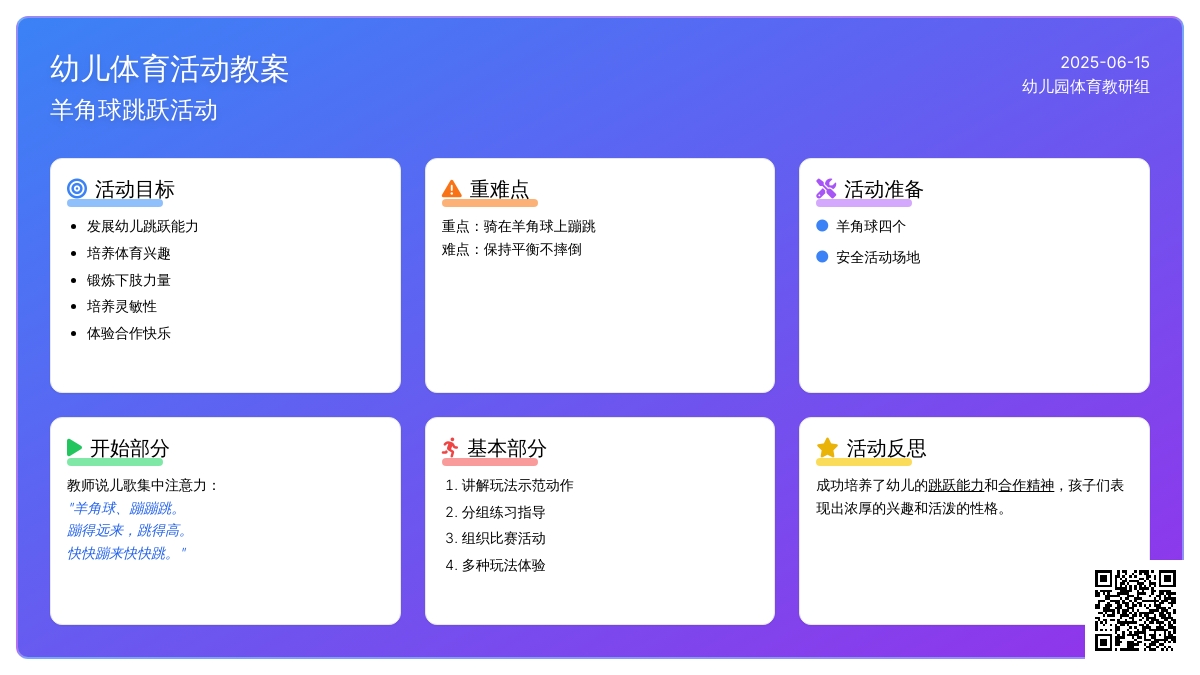中班健康活动快乐的羊角球教案反思