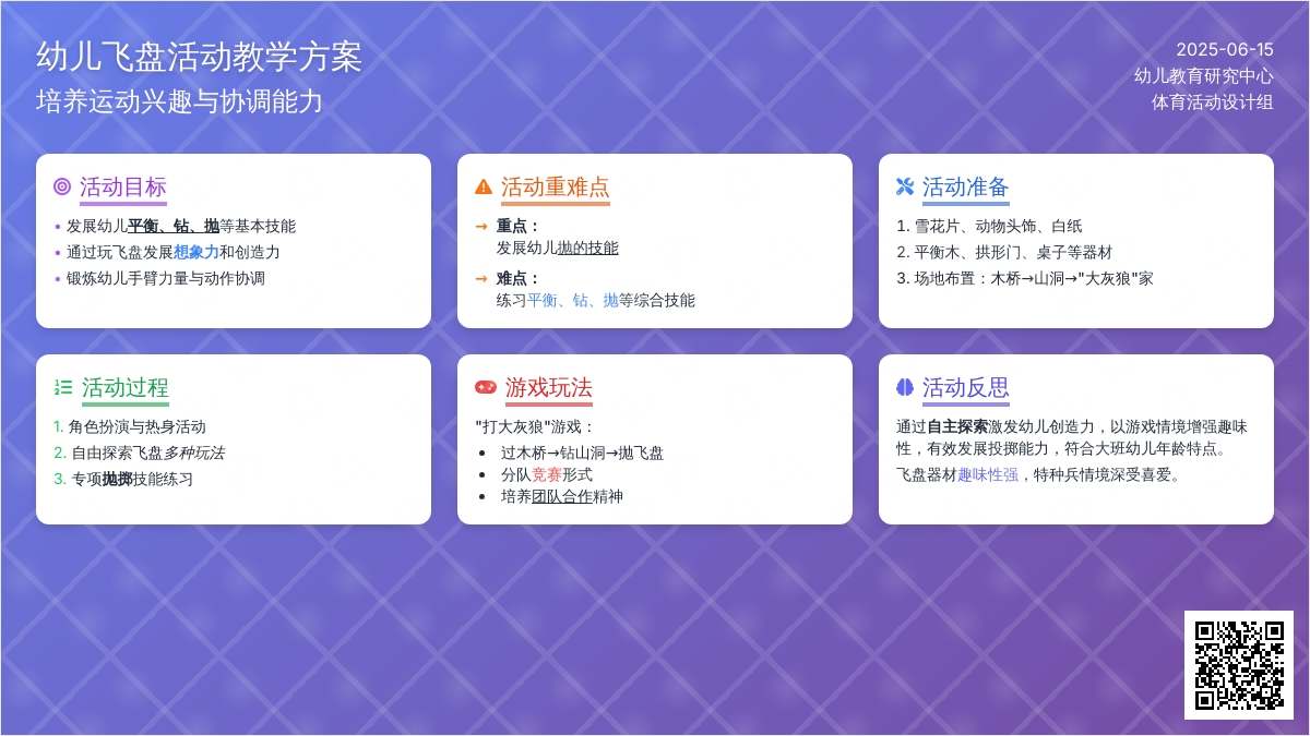 中班健康活动小动物抛飞盘教案反思