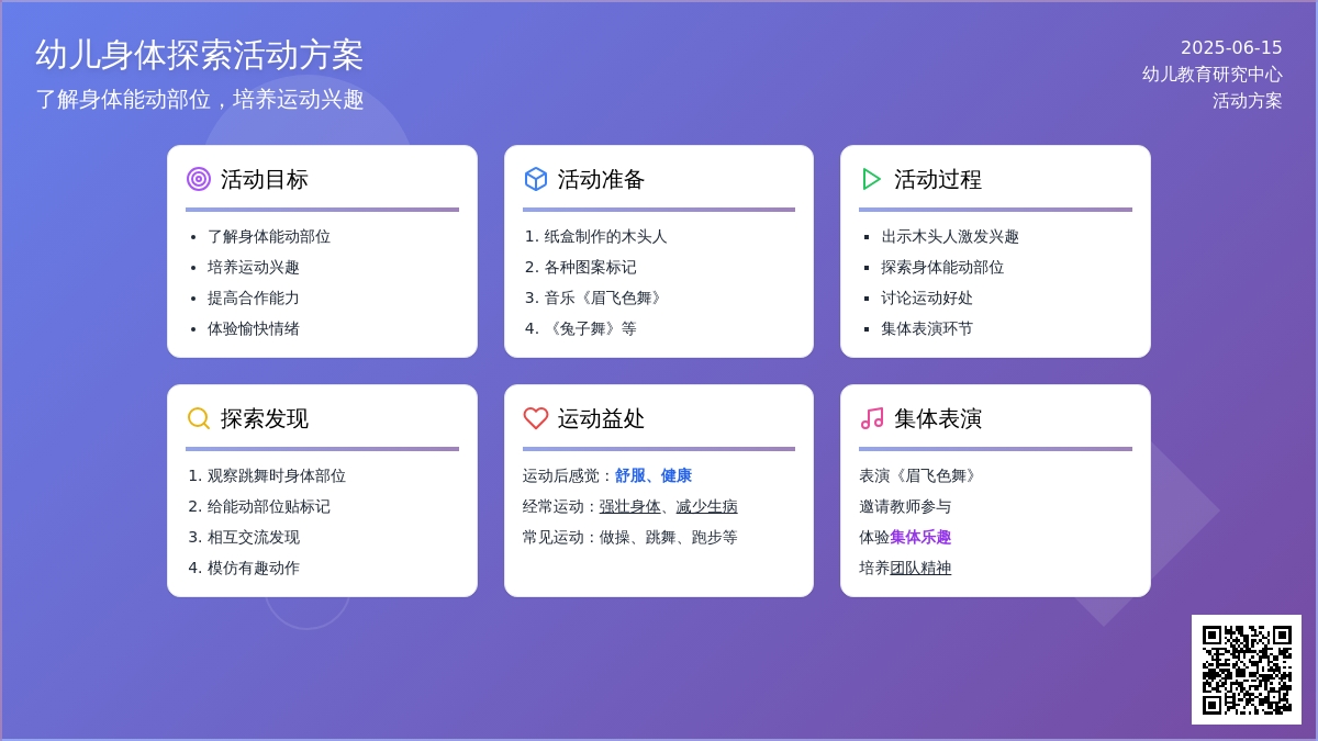 中班健康活动会动的身体教案反思