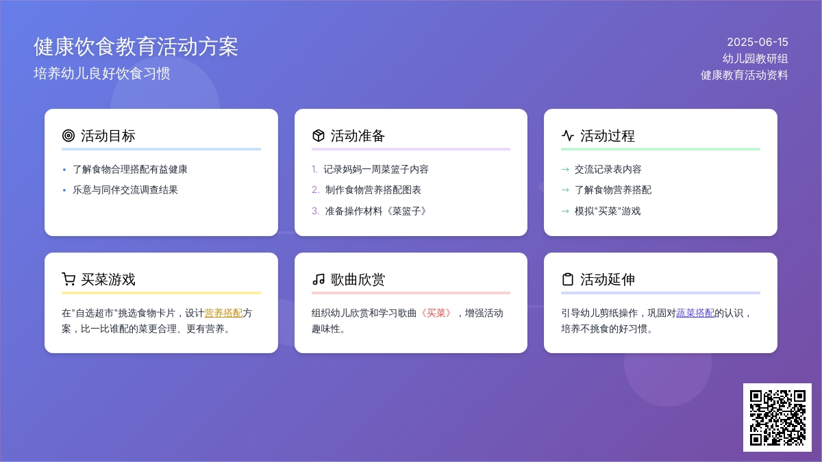 中班健康活动妈妈的菜篮子教案反思