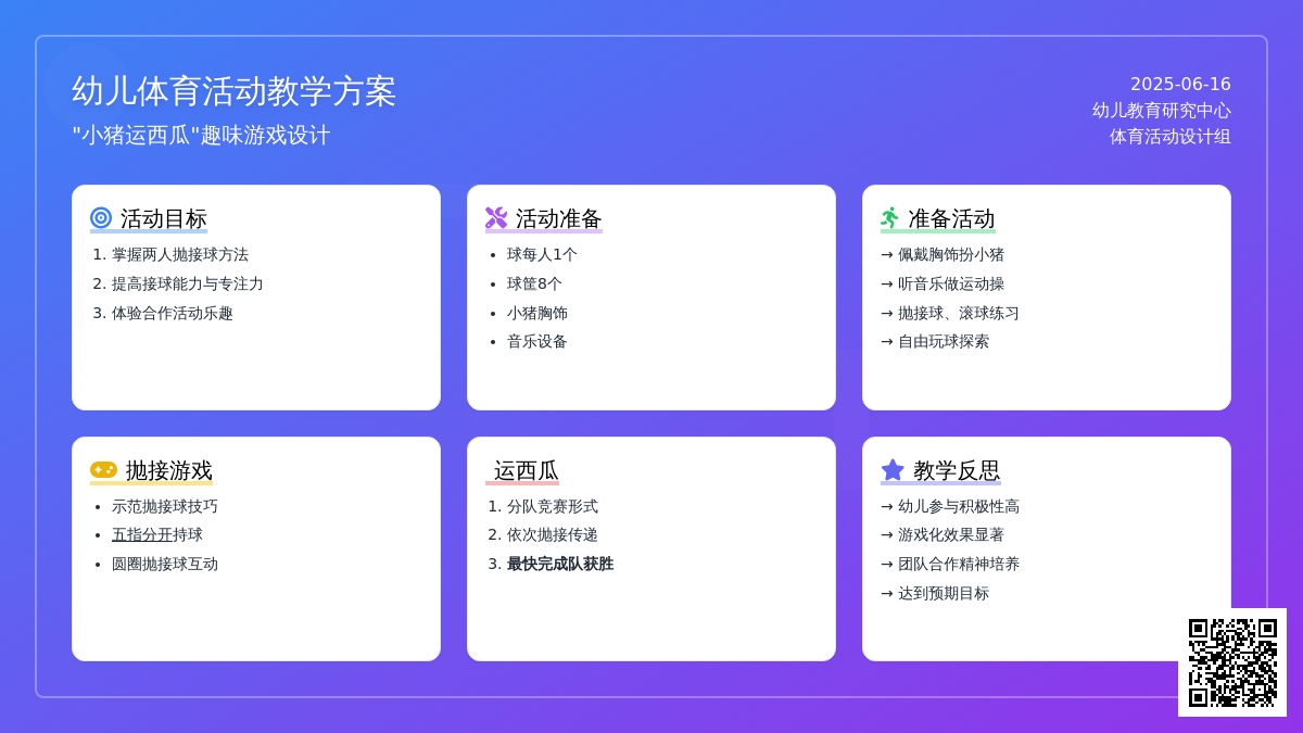 中班体育猪小弟运西瓜教案反思