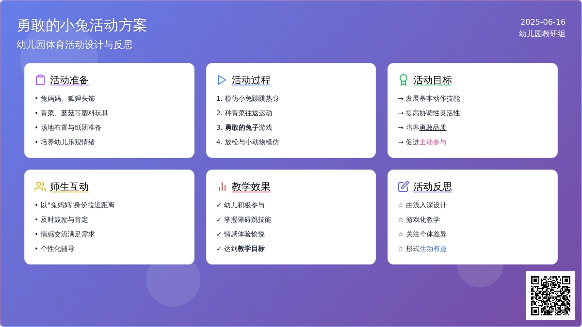 中班健康勇敢的小兔子教案反思