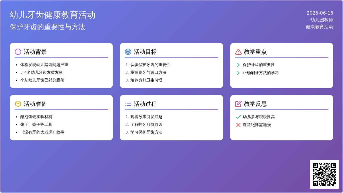 中班健康公开课保护牙齿教案反思