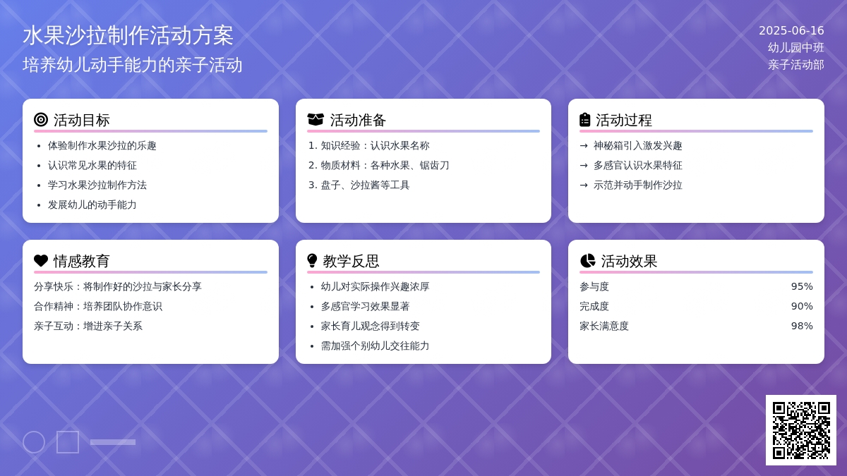 中班社会活动教案：水果沙拉教案(附教学反思)