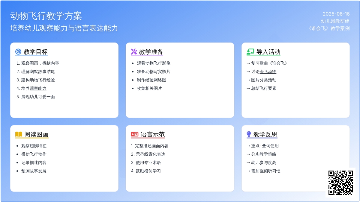 中班社会活动教案：谁会飞教案(附教学反思)