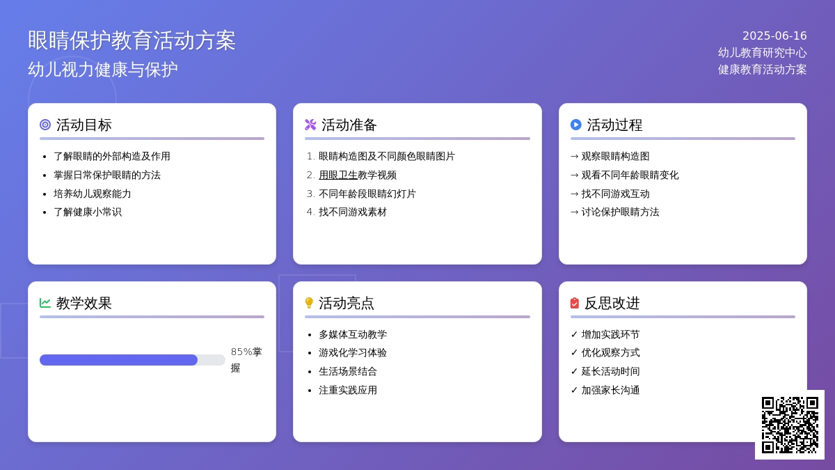 中班社会活动教案：我们的眼睛教案(附教学反思)