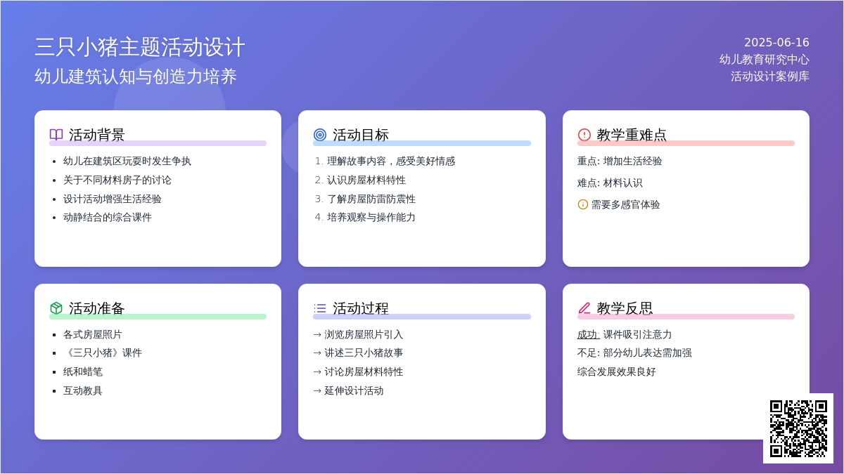 中班社会活动教案：《三只小猪》教案(附教学反思)