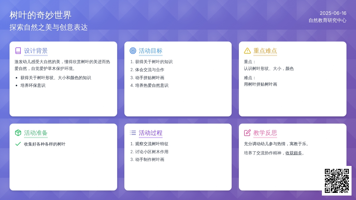 中班社会活动教案：认识各种各样的树叶教案(附教学反思)