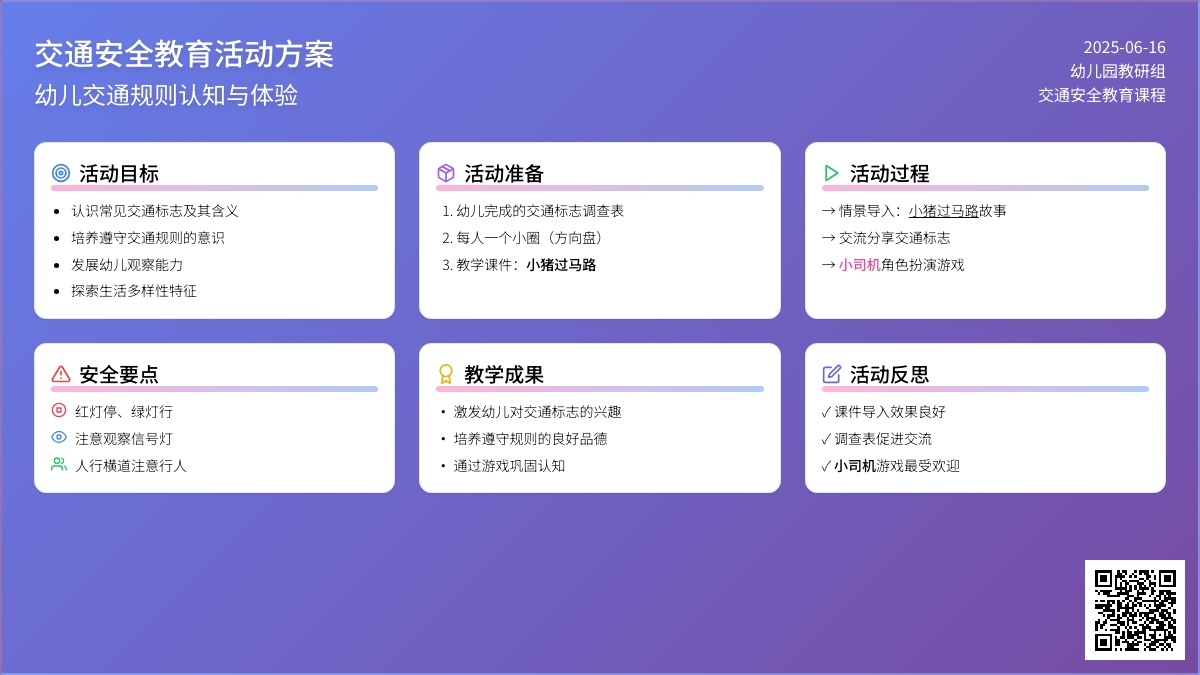 中班社会认识交通标志教案反思