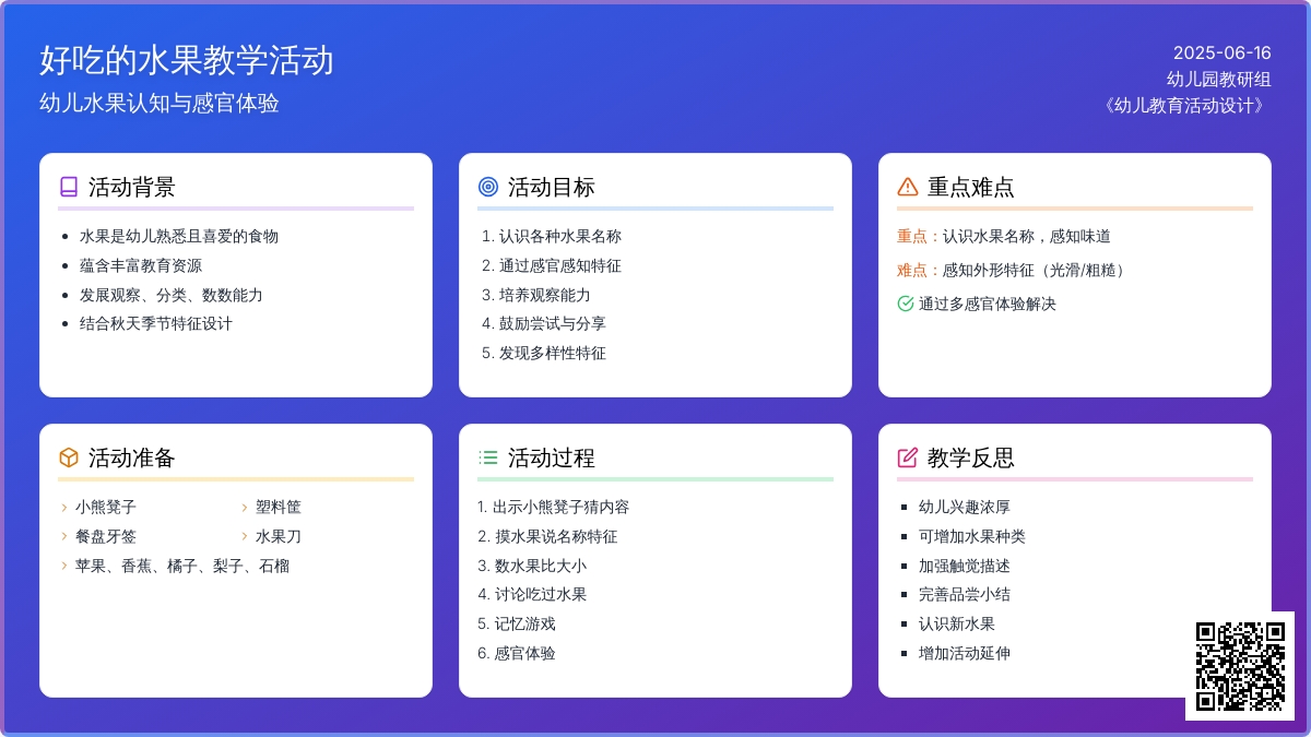 中班社会好吃的水果教案反思