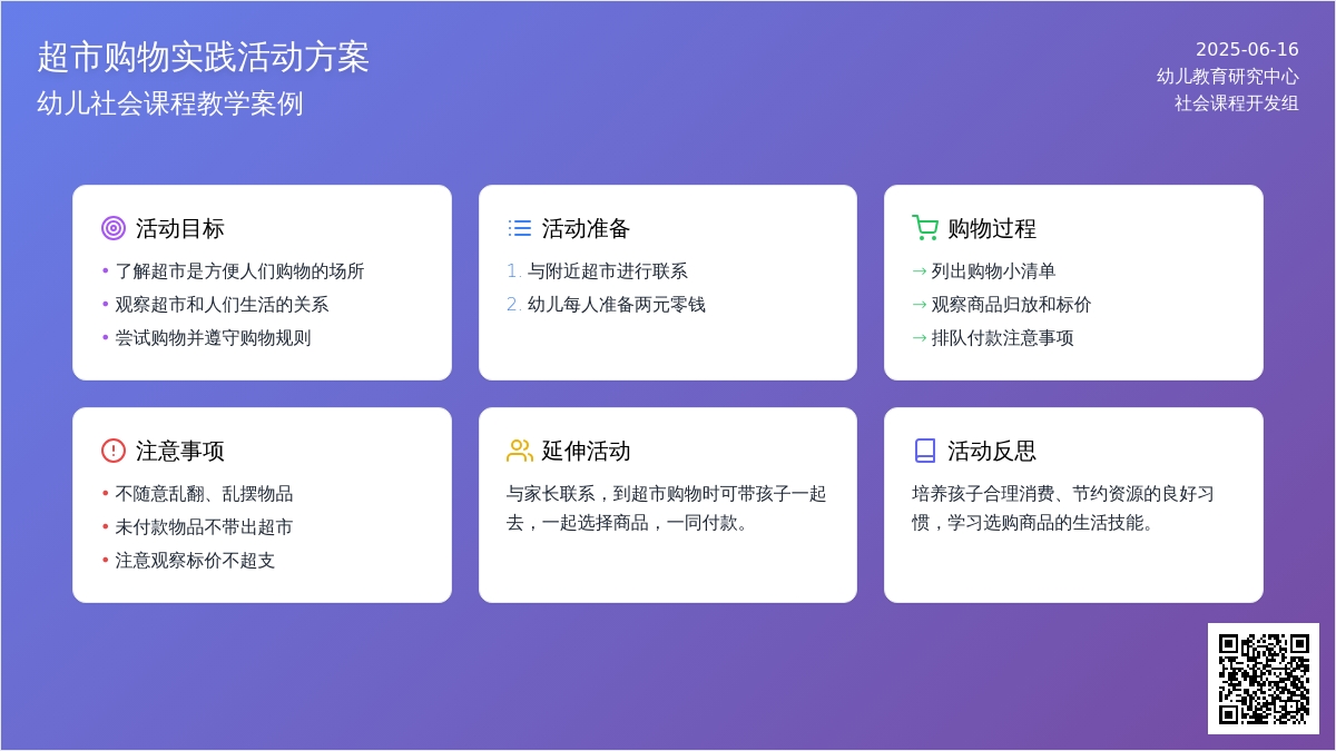 中班社会活动热闹的超市教案反思