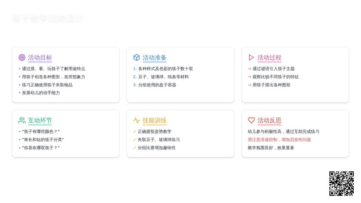 中班社会活动认识筷子教案反思