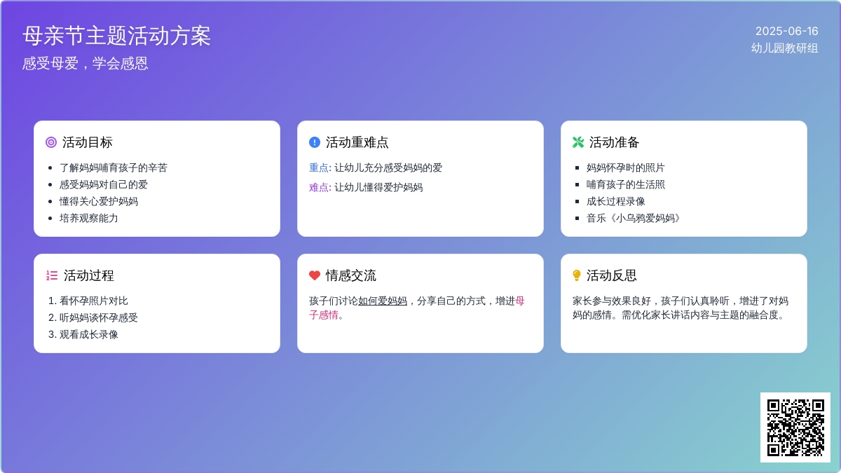 中班社会活动妈妈爱我我爱妈妈教案反思