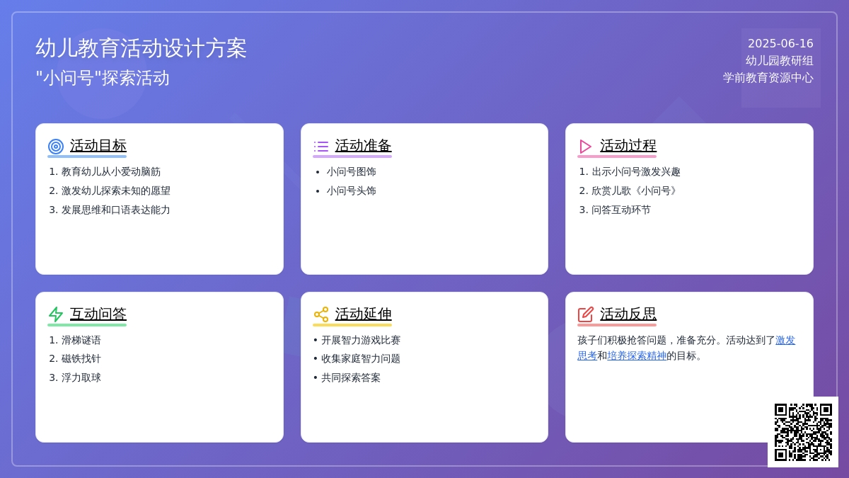 中班社会活动儿歌《小问号》教案反思