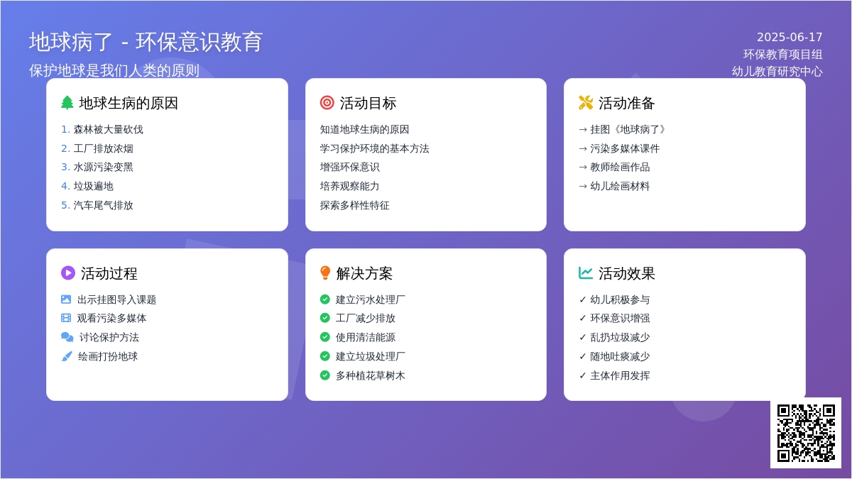 中班社会活动地球病了教案反思