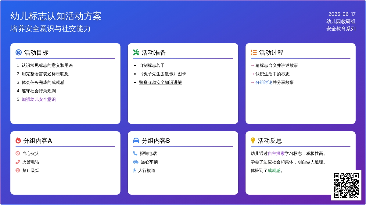 中班社会活动兔子先生去散步（认识标志）教案反思