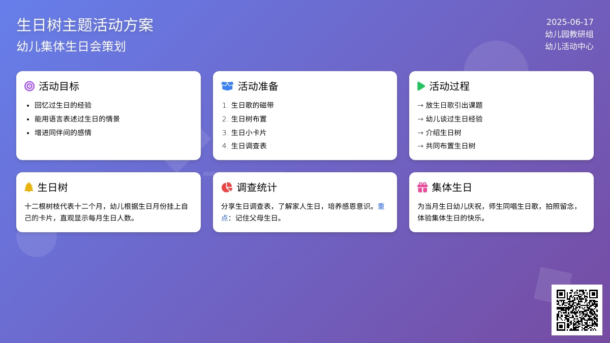 中班社会活动生日树教案反思