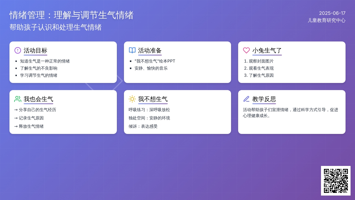 中班社会活动我不想生气教案反思