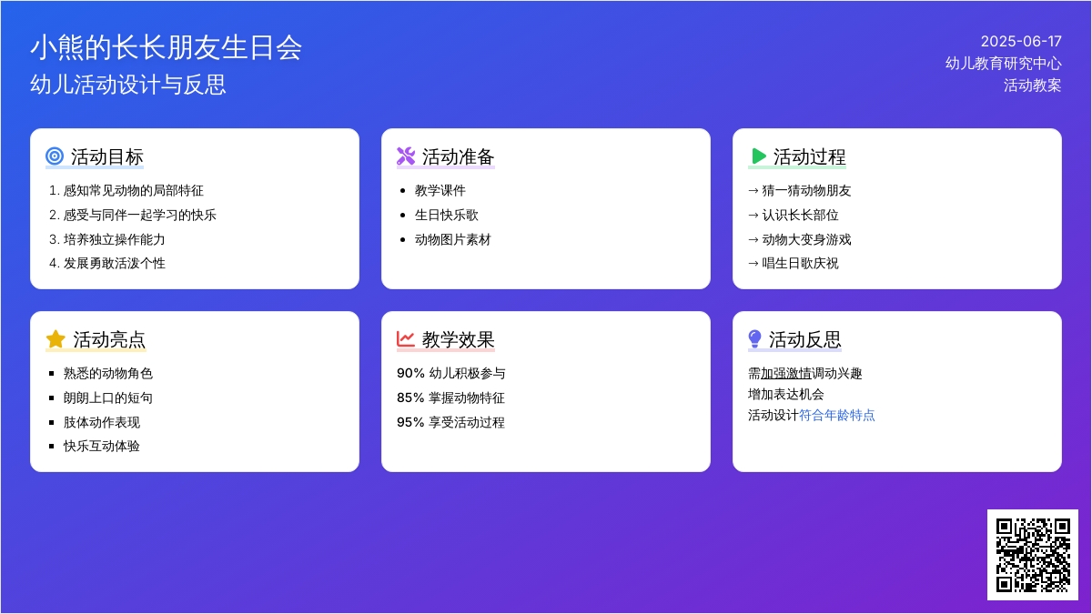 中班社会长长的朋友教案反思