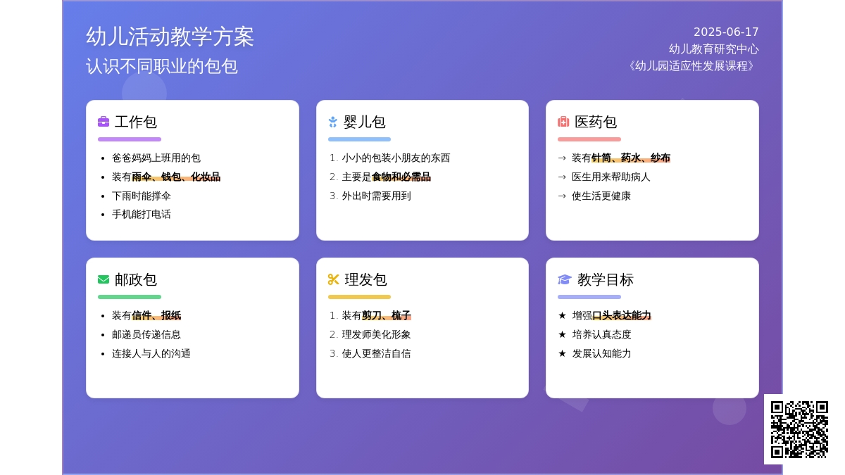 中班社会活动猜猜这是谁的包教案反思