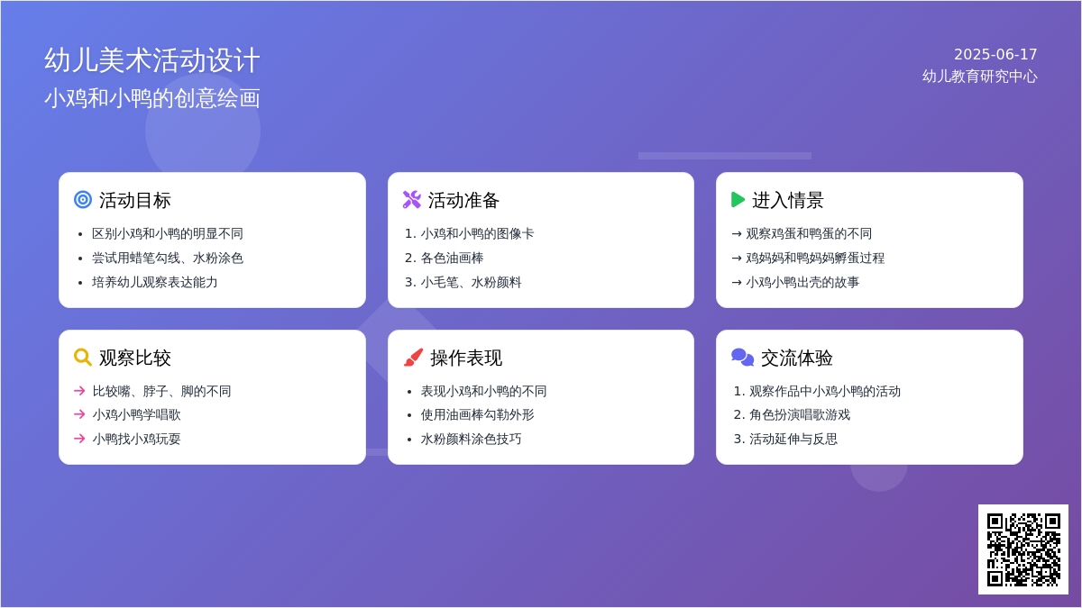 中班美术活动小鸡小鸭在一起教案反思