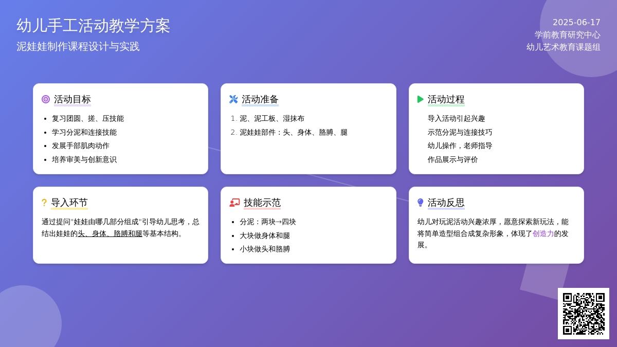 中班美术活动泥娃娃教案反思