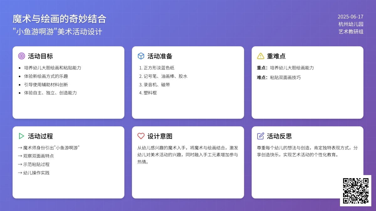 中班美术活动小鱼游啊游教案反思