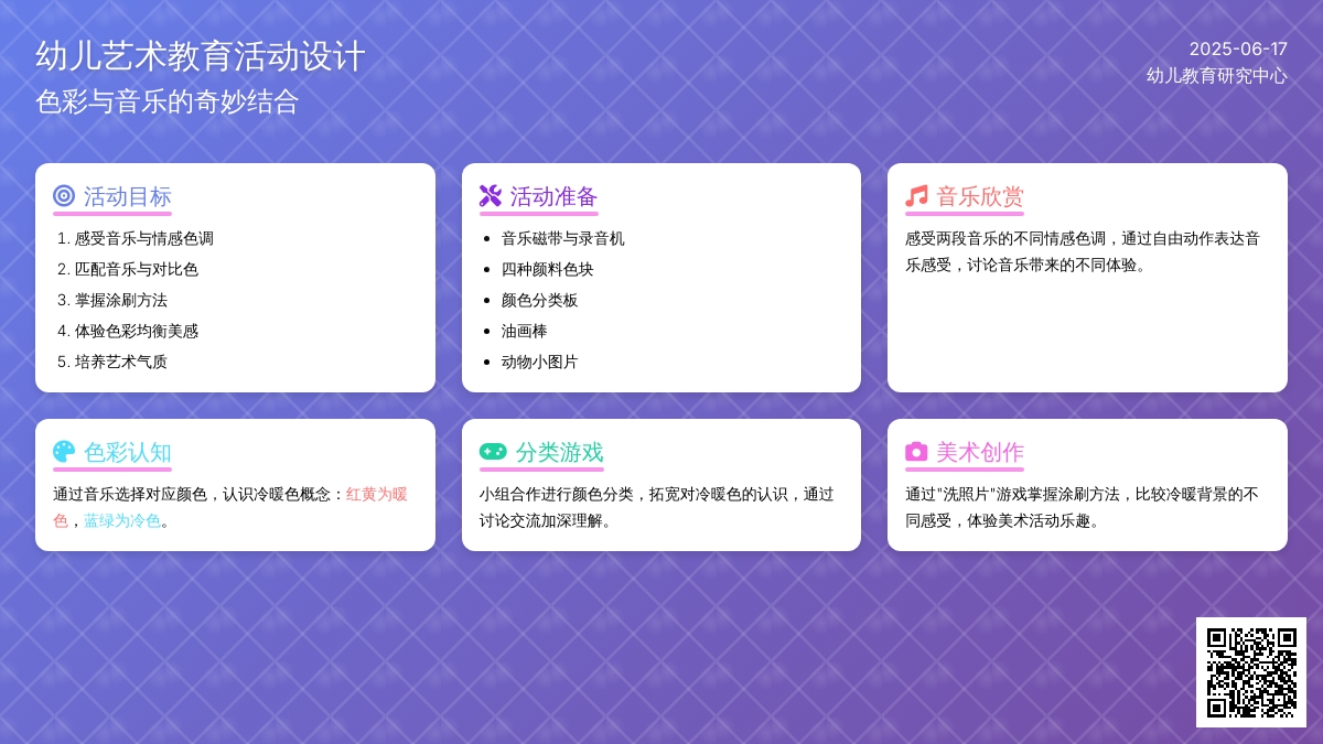 中班美术活动冷与暖教案反思
